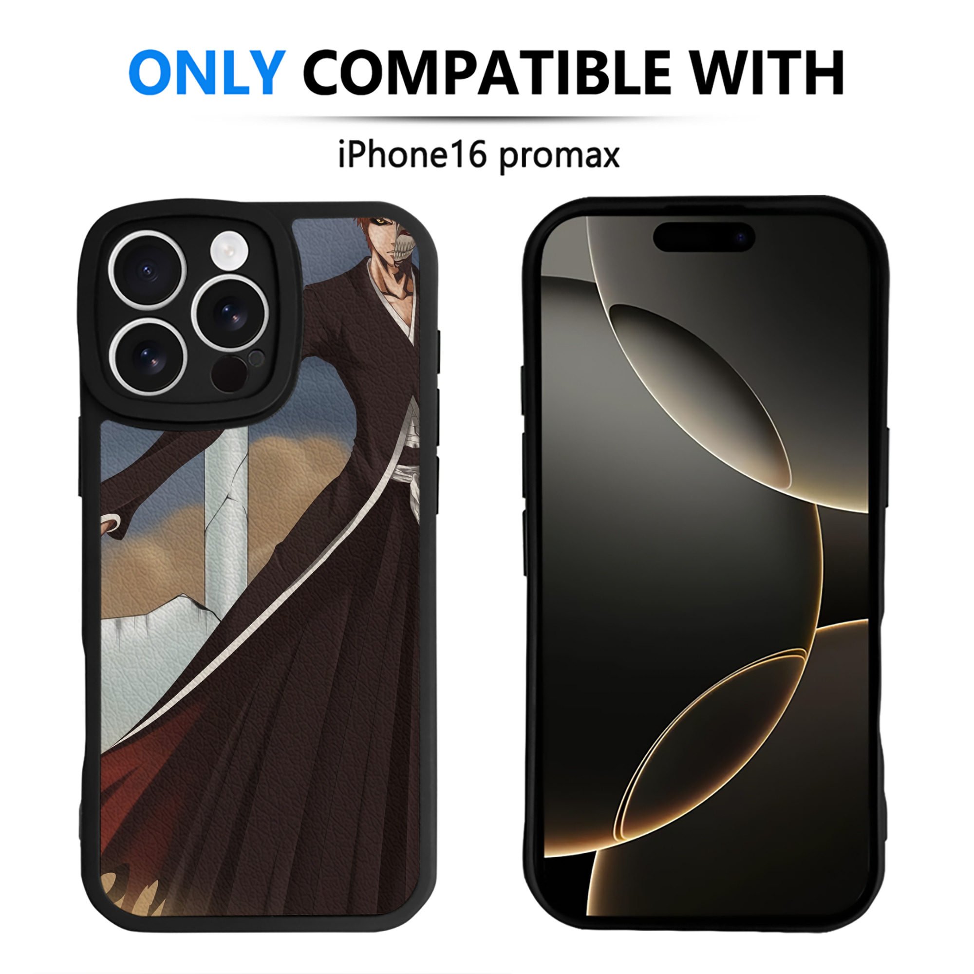 （画像用） ブリーチ BLEACH 【iPhone 16シリーズ対応】シリコンスマホケース（レザー調） 材質：シリコン